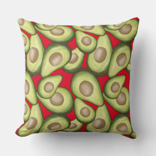 Gourmet Fresh Cut Vegan Avacados Kissen