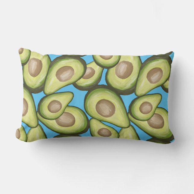 Gourmet Fresh Cut Vegan Avacados Lendenkissen (Vorderseite)