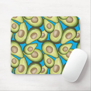Gourmet Fresh Cut Vegan Avocado Muster Mouse Pad Mousepad