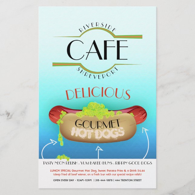 GOURMET HOT DOG FLYER (Vorne)