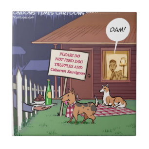 Gourmet Hunde Lustig Fliese