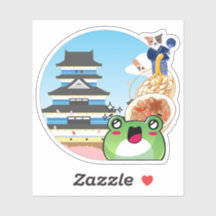 Gourmet Japan Reise mit Katze und Frosch