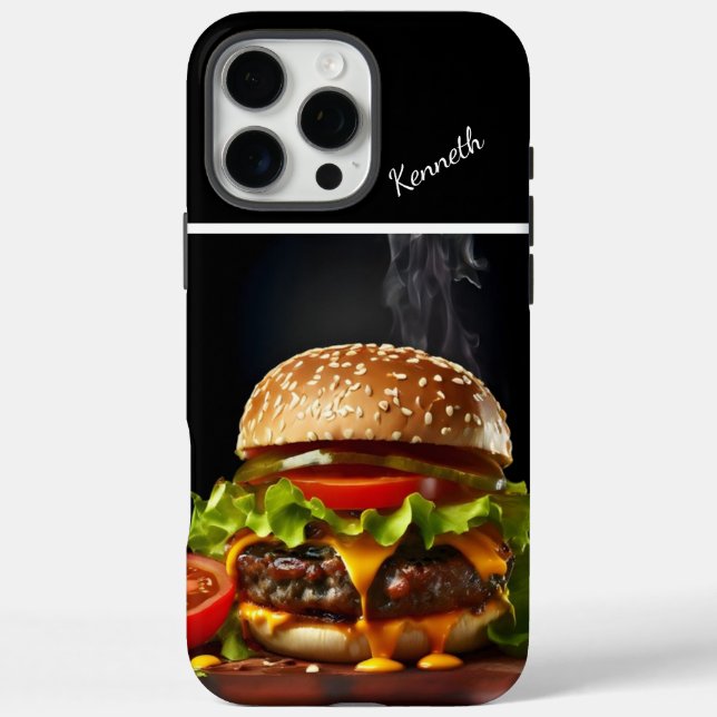 Gourmet Juicy Cheeseburger iPhone 16 Pro Max Hülle (Rückseite)