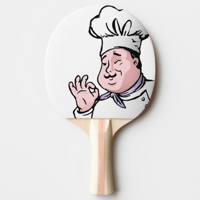 GOURMET KOCH TISCHTENNIS SCHLÄGER (Vorderseite)