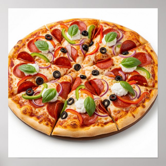 Gourmet Pizza Poster (Vorne)