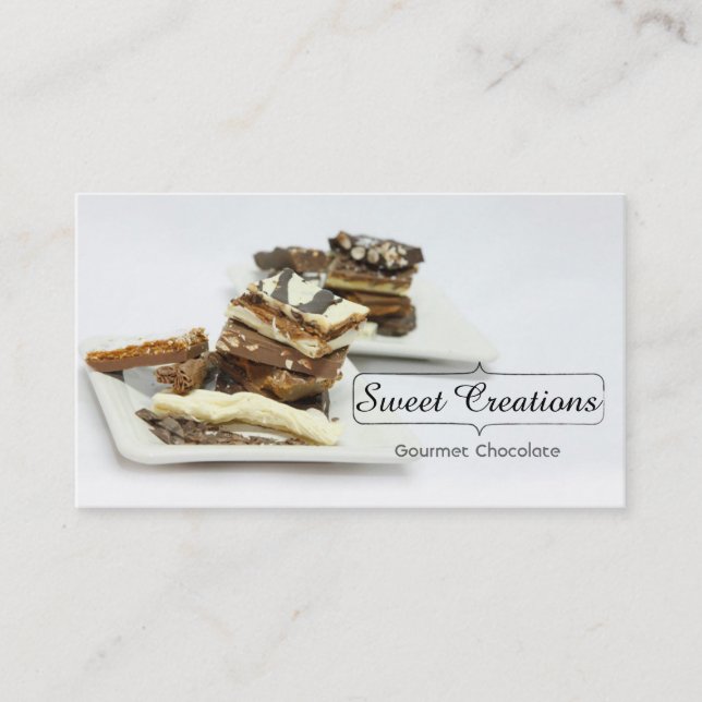 Gourmet Schokoladen/Sweets Creations Chocalatie/ Visitenkarte (Vorderseite)