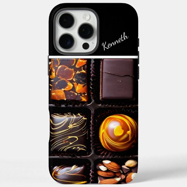 Gourmet-Schokoladensortiment iPhone 16 Pro Max Hülle (Rückseite)
