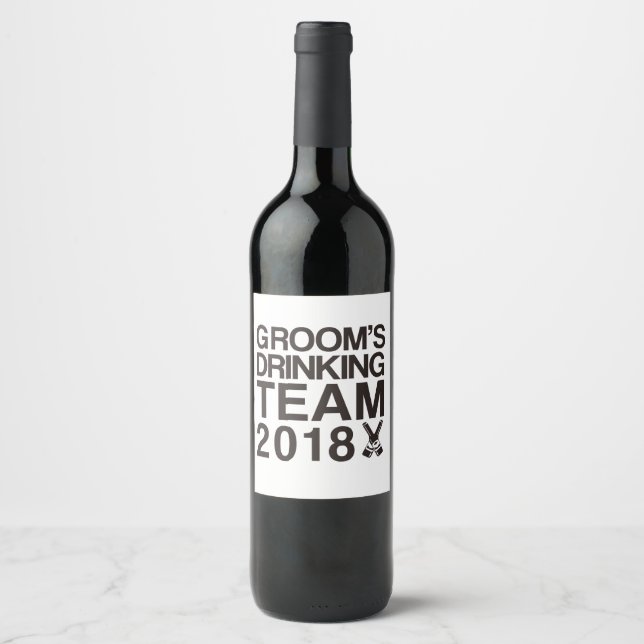 Gourmets Trinkteam 2018 Weinetikett (Vorderseite)