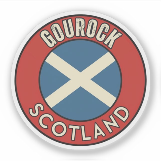Gourock, Schottland Aufkleber (Vorderseite)