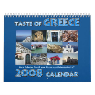 Goût de calendrier de la Grèce 2008