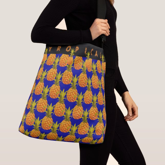 Goût de sucré ananas Sac fourre-tout de transport  (De près)
