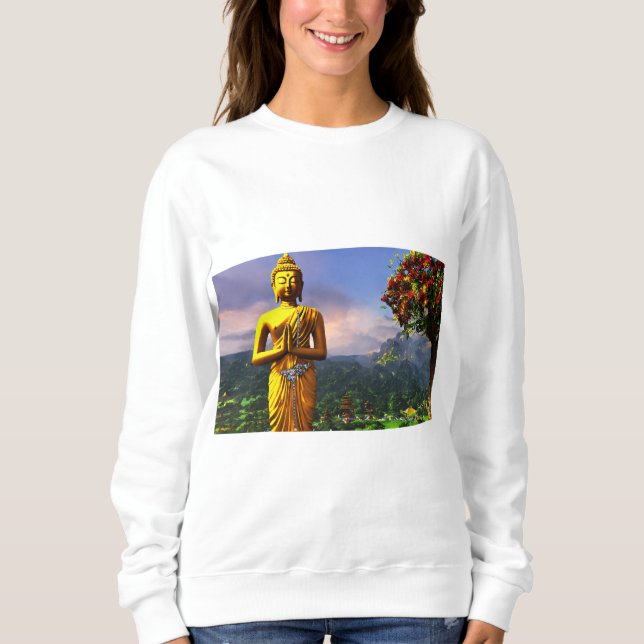 Goutambudda-Hemdziffer Sweatshirt (Vorderseite)