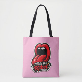 👅🔥 Goûtez le Rebelle – Sac fourre-tout graphique