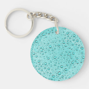gouttelettes d'eau aquamarines