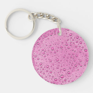 gouttelettes d'eau roses chaudes