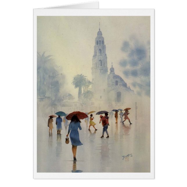 GOUTTES DE PLUIE, PARC DE BALBOA, SAN (Devant)