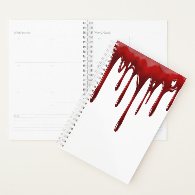 Gouttes de sang tombées (Devant avec enveloppe)