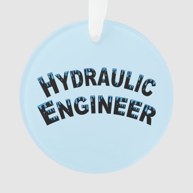 Gouttes d'eau de l'ingénieur hydraulique (devant)