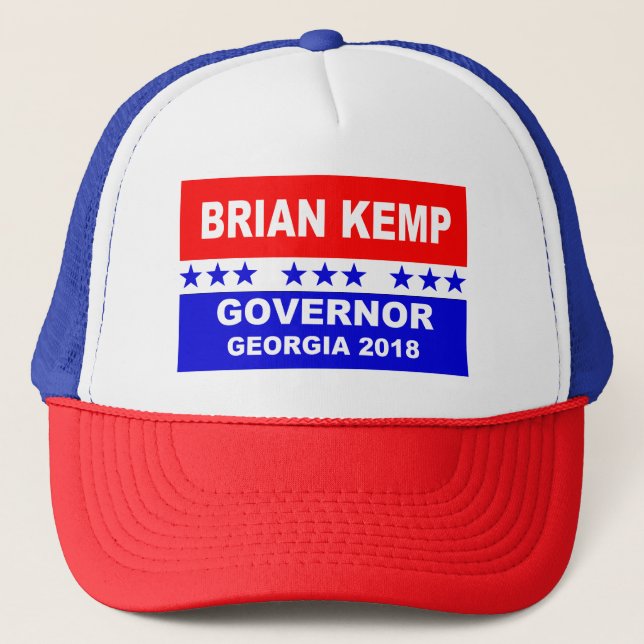 Gouverneur-Georgiahut 2018 Brians Kemp Truckerkappe (Vorderseite)