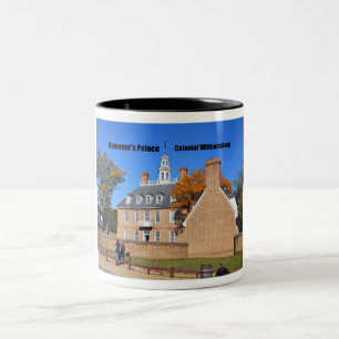 Gouverneurspalast, Kolonial-Williamsburg Zweifarbige Tasse