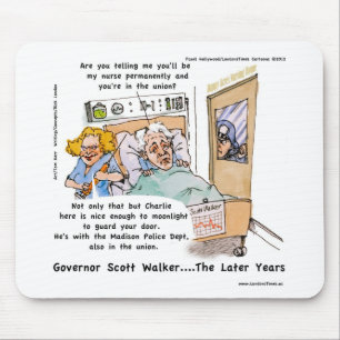 Gov Scott Walker Funny Satirisch Geschenke T-Shirt Mousepad