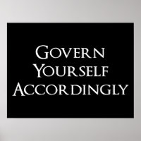 Govern Yourself Accordingly Funny Lawyer