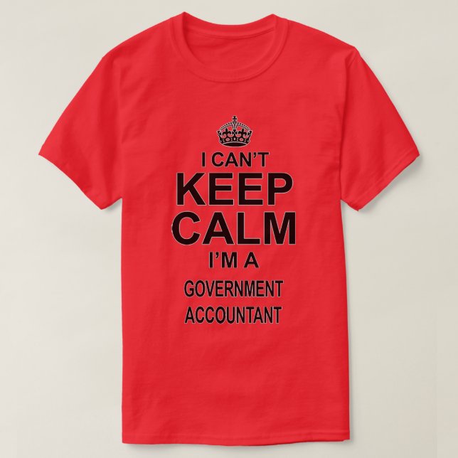 Government Accountant Birthday Weihnachtsgeschenk T-Shirt (Design vorne)