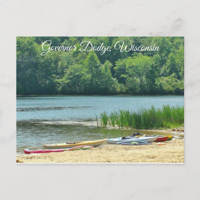Governor Dodge Wisconsin Staat Park Postcard Postkarte (Vorderseite)