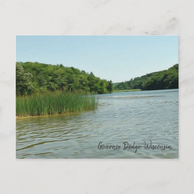 Governor Dodge Wisconsin Staat Park Postcard Postkarte (Vorderseite)