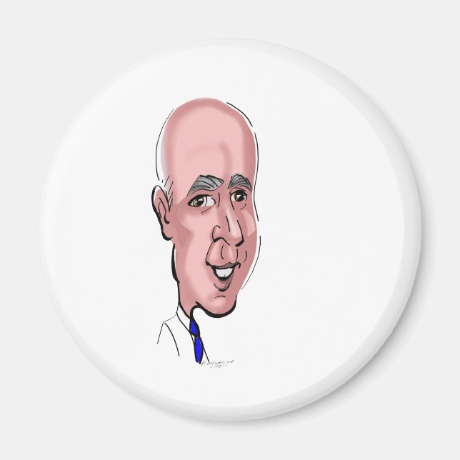 GoVeRnOr JeRRy BrOwN Magnet (Vorne)