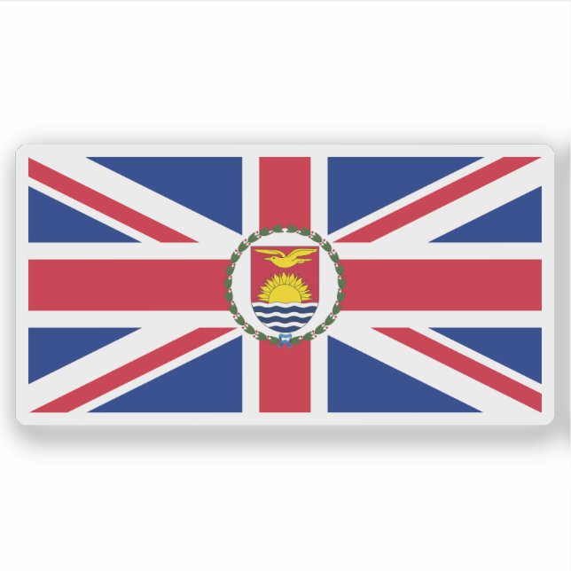 Governor of the Gilbert & Ellice Islands,1937–1976 Aufkleber (Vorderseite)