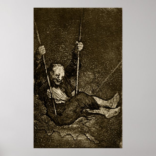 Goya - Altes Schwingen 1820 Poster (Vorne)