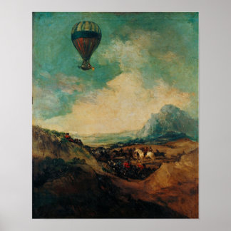 Goya - Ballon oder Flug Poster