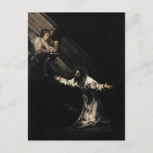 Goya, Christus auf dem Berg der Oliven 1819 Öl auf Postkarte