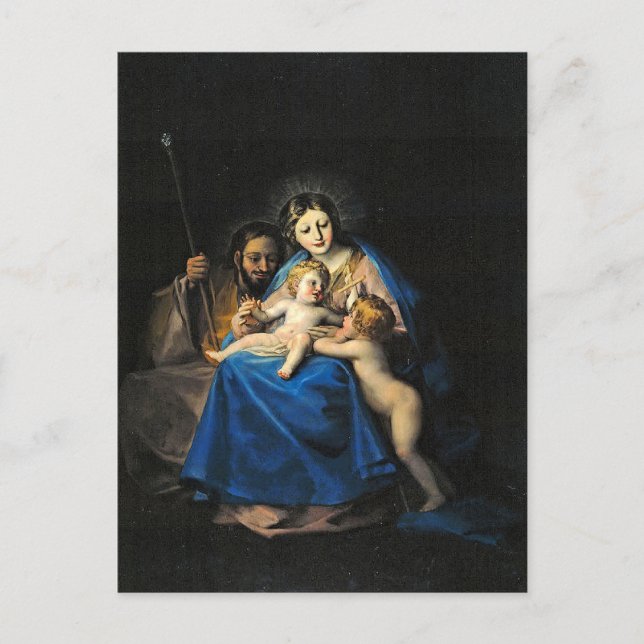 Goya - Die heilige Familie Postkarte (Vorderseite)