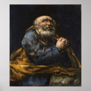 Goya - Evangelischer Heiliger Peter 1824 Poster