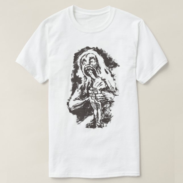 GOYA Halloween LiterarSaturn verliebt seinen Sohn  T-Shirt (Design vorne)