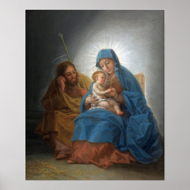 Goya - Heilige Familie 1787 Poster (Vorne)