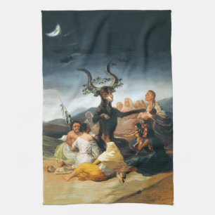 Goya Hexe-Sabbat-Geschirrtuch Handtuch