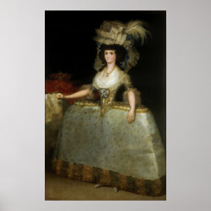 Goya - Königin Maria-Luise 1789 Poster