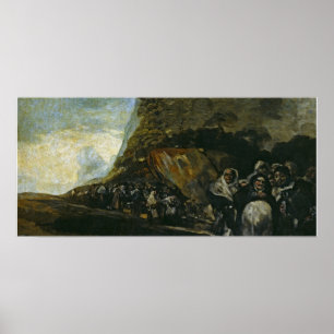 Goya - Pilgerfahrt zum Brunnen von San Isidro 1823 Poster