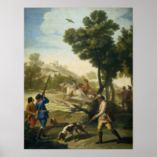 Goya - Prepelinaia Jagd 1775 Poster
