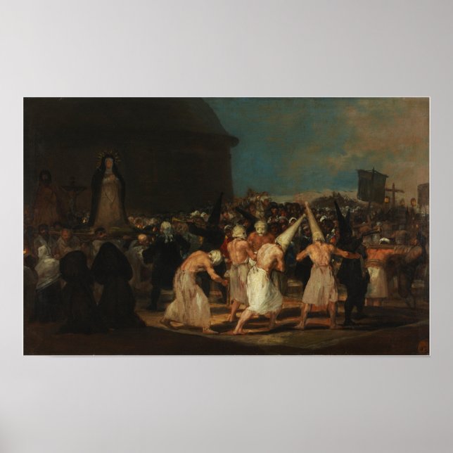Goya - Procession Of Flagellants (Beatings) 1812 Poster (Vorne)