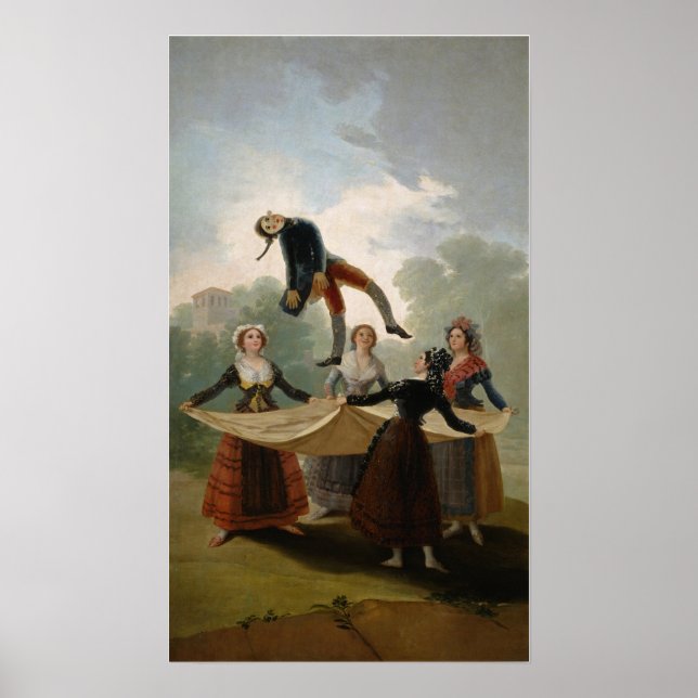 Goya - Spiel mit Mannequin 1791 Poster (Vorne)