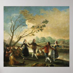 Goya - Tanz der Majos an den Ufern des Manzanares  Poster