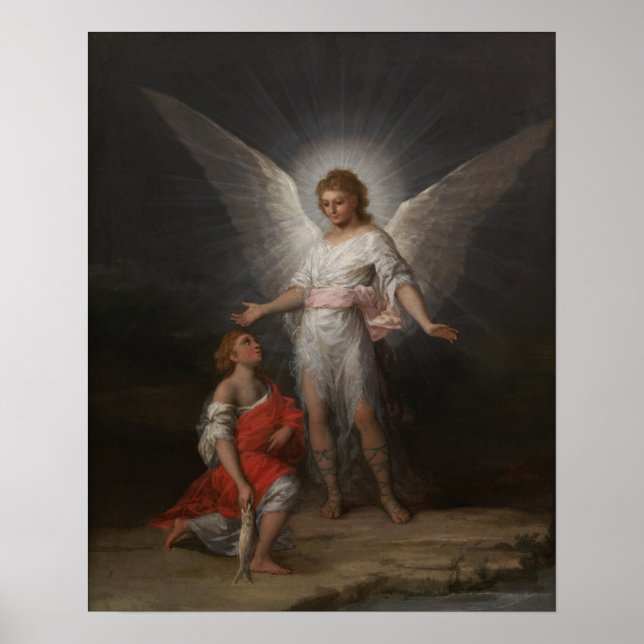 Goya - Tobiah und Angel 1787 Poster (Vorne)