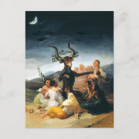 Goya Witches Sabbath Postcard