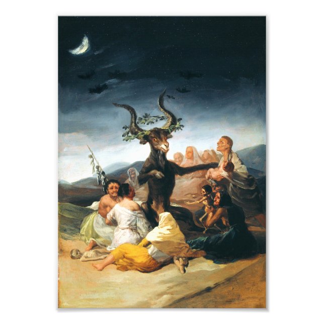 Goya Witches Sabbath Print Fotodruck (Vorne)