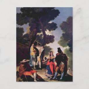 Goya y Lucientes, Francisco de Maya und die Vermum Postkarte