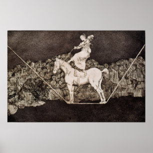 Goya - Zirkuskönigin rechtzeitige Absurdität 1823 Poster